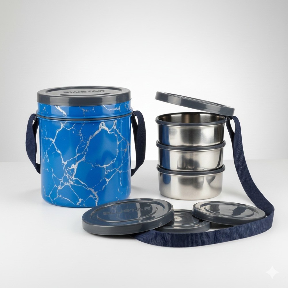 Bluestar TUF-PUF Insulated Stainless Steel Lunch Box