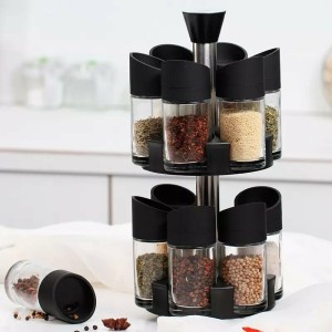 12 Pieces Double Layer Spice Rack
