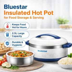 Bluestar Insulated Hot Pot for Food Storage & Serving