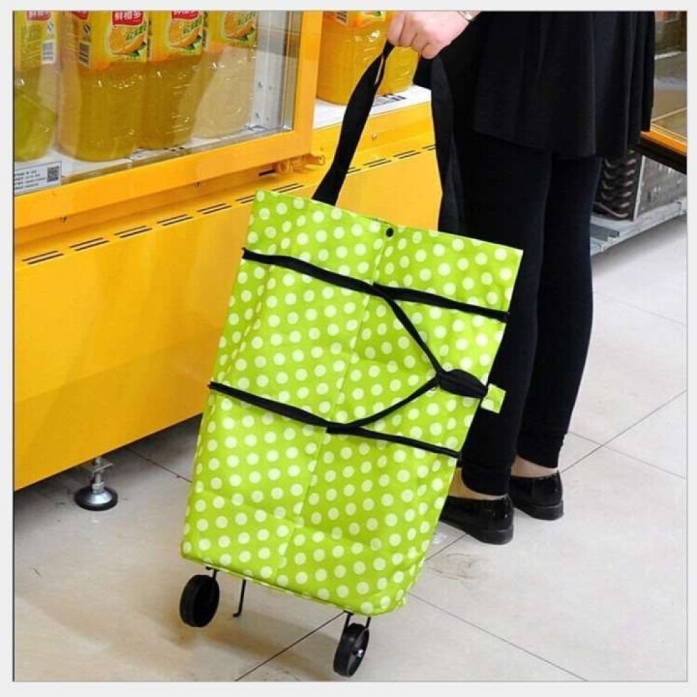 Foldable Shopping Trolley Carry Bag For With Wheels