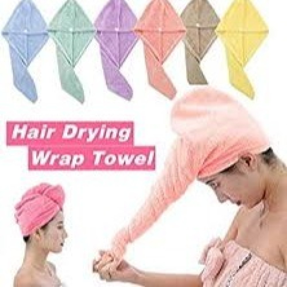 Microfiber Hair Drying Wrap Towel