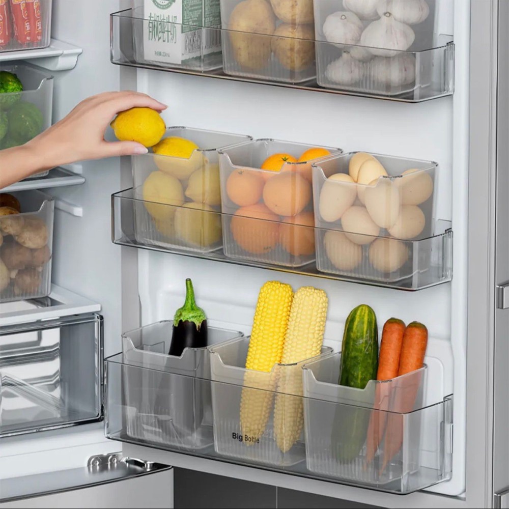 Fruits Space Saving Storage Boxes Fridge Organizer