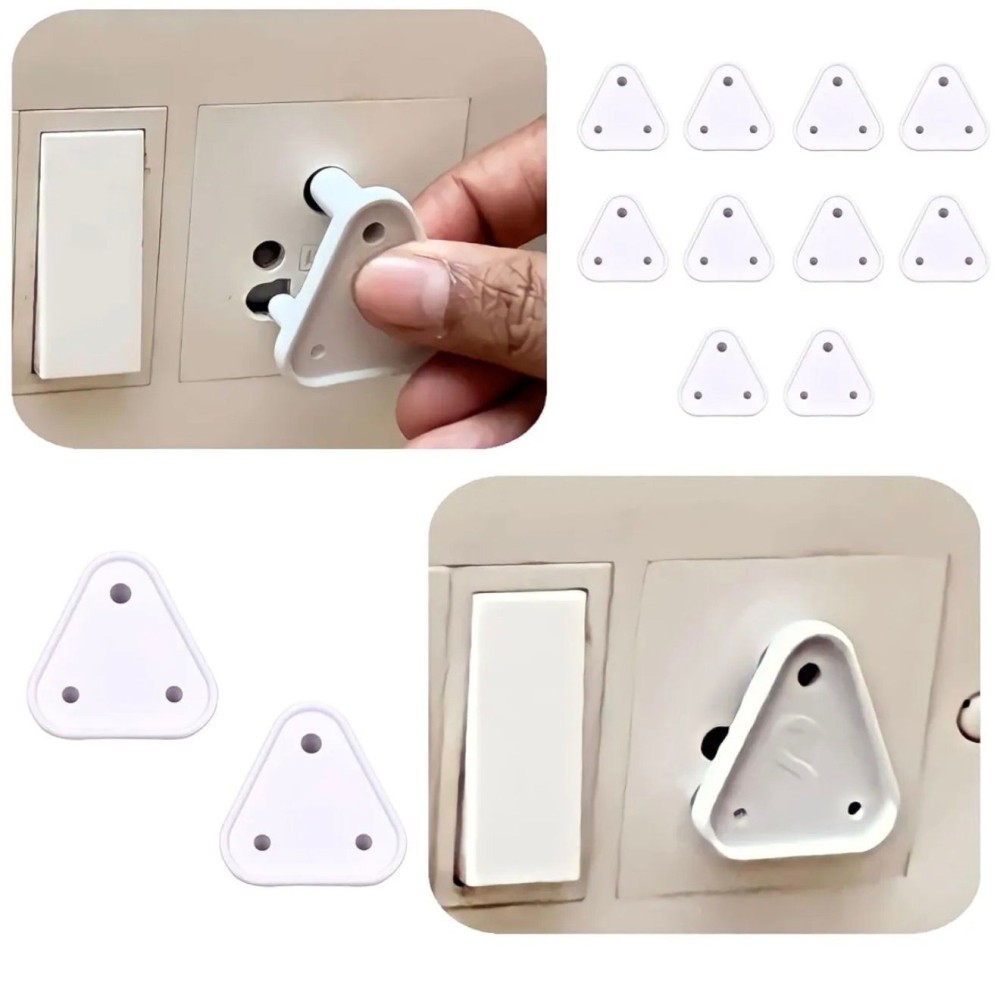 Baby Proofing Electrical Protector Socket Plug Cover Guards - Pack of 12pcs