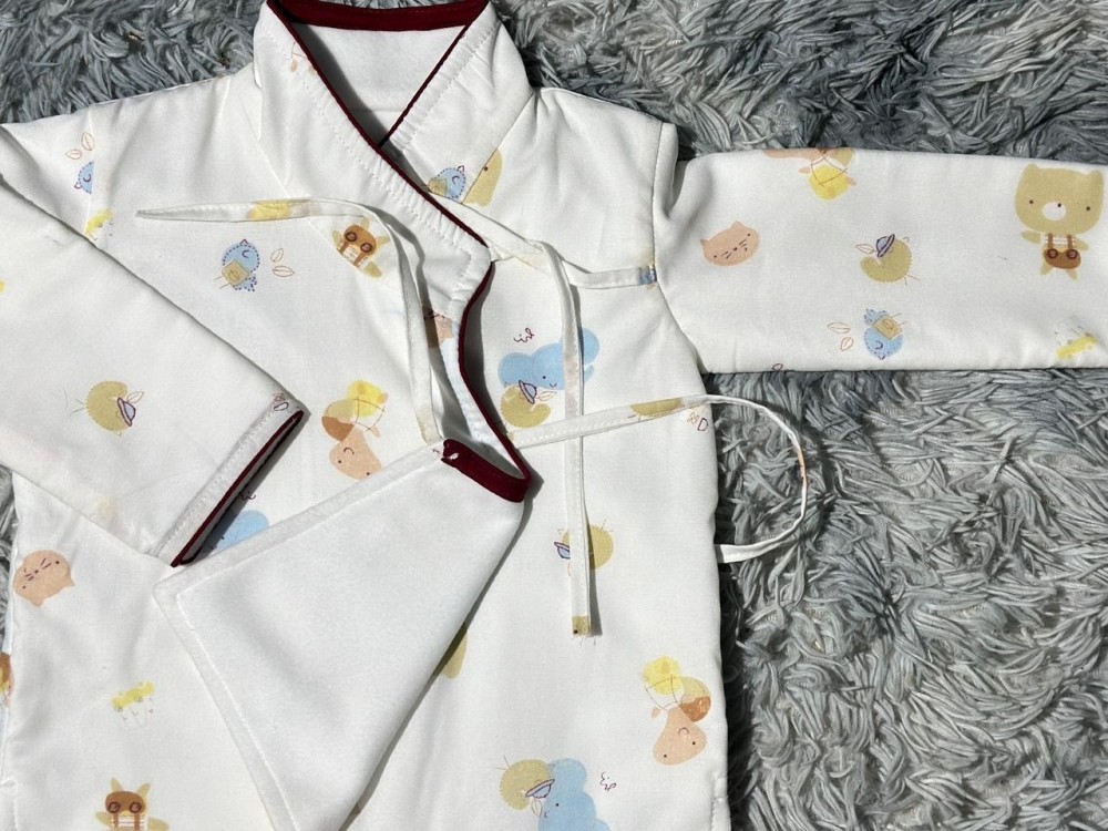 Baby daura set with inner fleece for winter